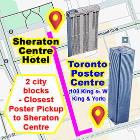 Closest Poster Pickup Centre for Sigma Nursing Congress